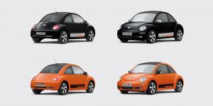 Volkswagen Beetle Black & Orange 2009 года